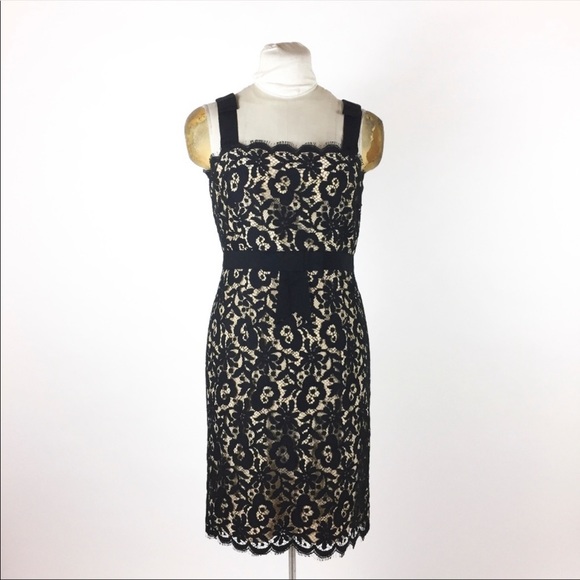 Milly Black Lace Dres Size: 6 - Picture 1 of 8